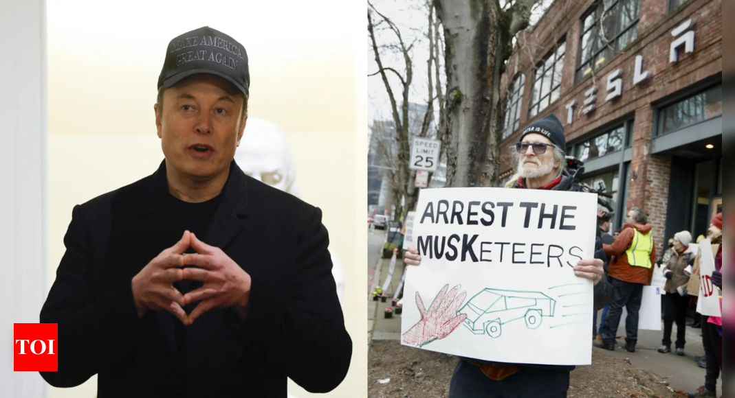 Elon Musk reacts to anti-DOGE protests at Tesla stores: ‘DOGE has very high approval from…