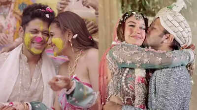 Surbhi Chandna and Karan Sharma complete one year of marital bliss; share their wedding trailer