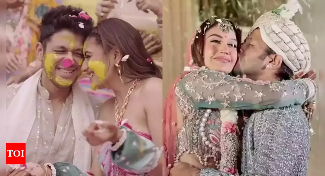 Surbhi Chandna and Karan Sharma complete one year of marital bliss; share their wedding trailer