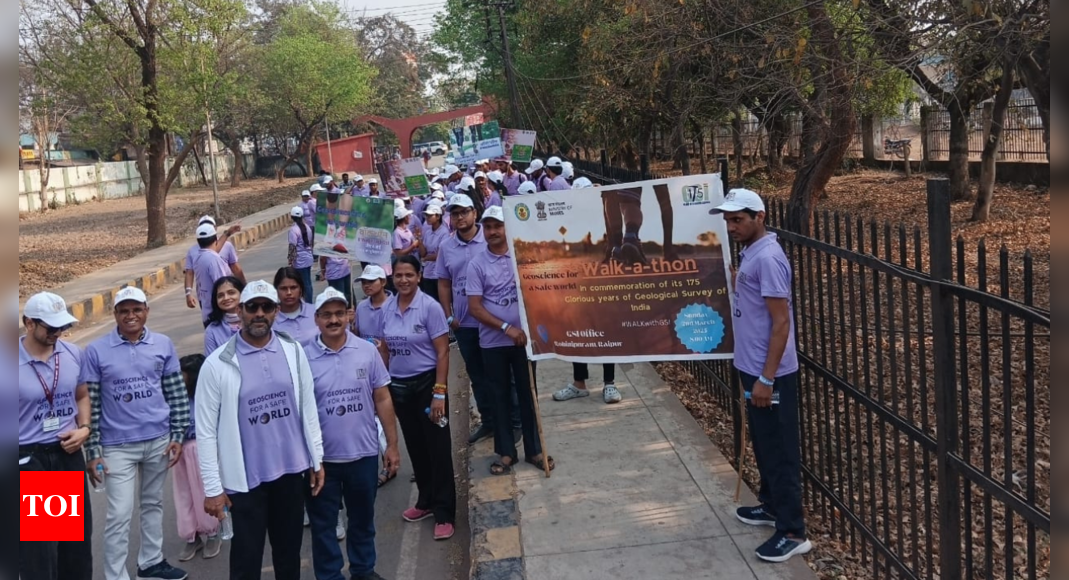 Chhattisgarh GSI unit celebrates 175th foundation day with walkathon and exhibition in Raipur