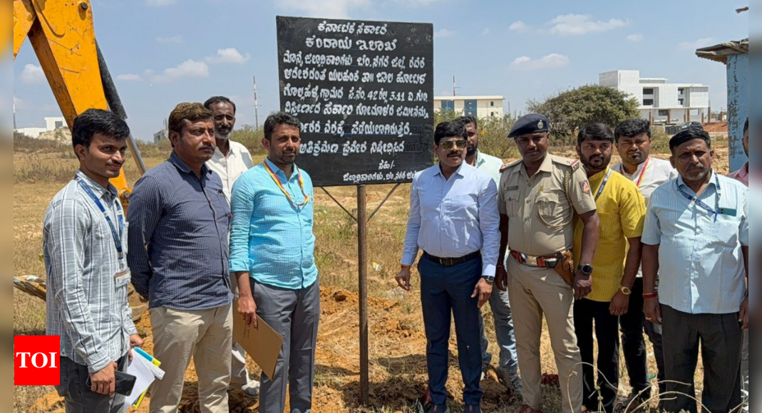 Bengaluru district administration recovers 14.15 acres of encroached govt land worth Rs 80.69 crores