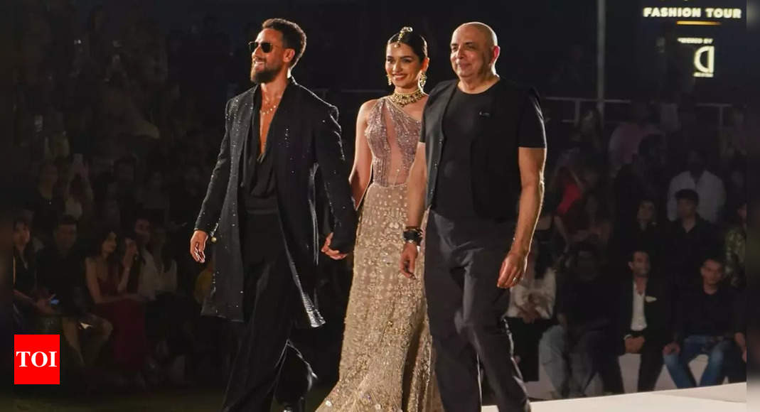 Tiger Shroff and Manushi Chhillar stun at Tarun Tahiliani's couture masterclass