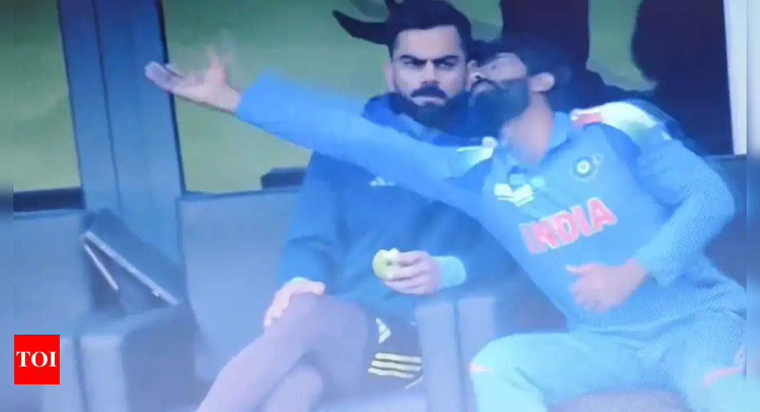 Jadeja's Reaction to Kohli's Dismissal Goes Viral During Champions Trophy