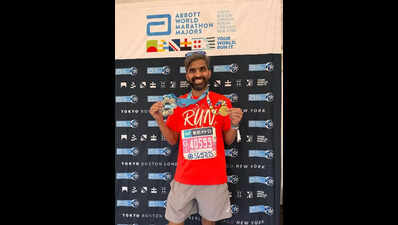 Florida-based engr gets coveted 6-star marathon medal