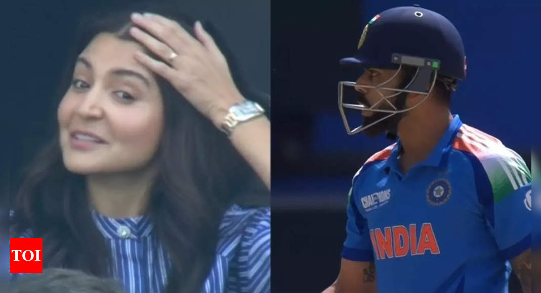 Fans defend Anushka Sharma against trolls who yet again blamed her presence for Virat Kohli getting out early during India Vs New Zealand match! - WATCH VIDEO