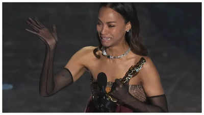 Oscars 2025: Zoe Saldana makes history as FIRST actor of Dominican heritage to win Best Supporting Actress for 'Emilia Perez'; completes award sweep