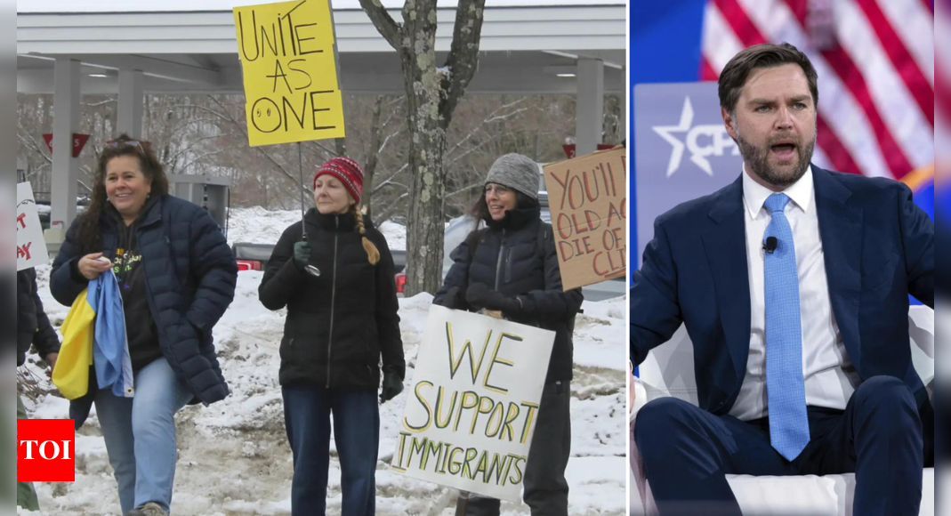 Watch: JD Vance asked if he's 'Putin's puppet' during Vermont ski trip