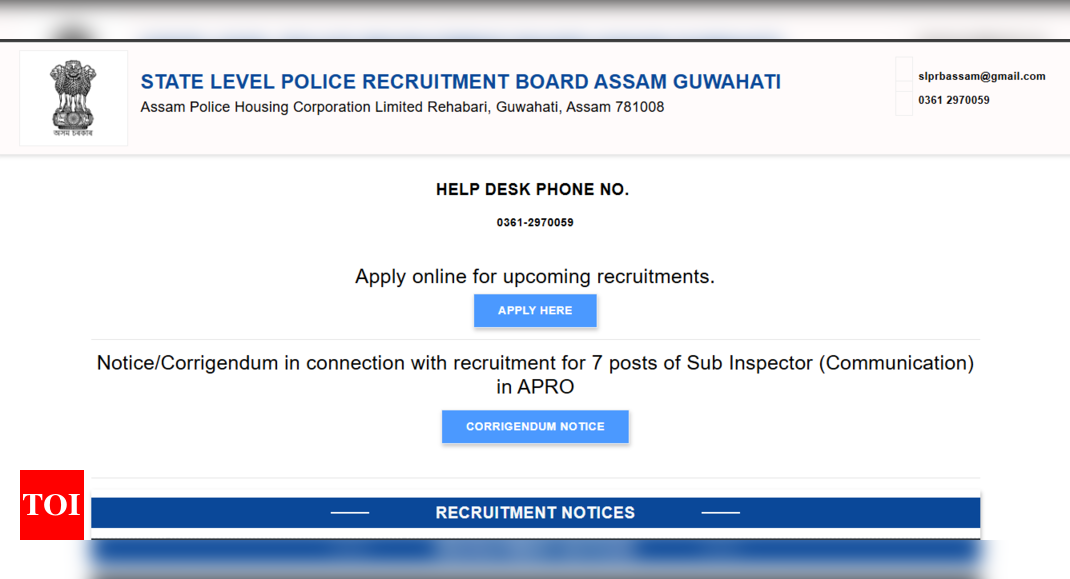 Assam Police SI 2024 final answer key released: Direct link to download here