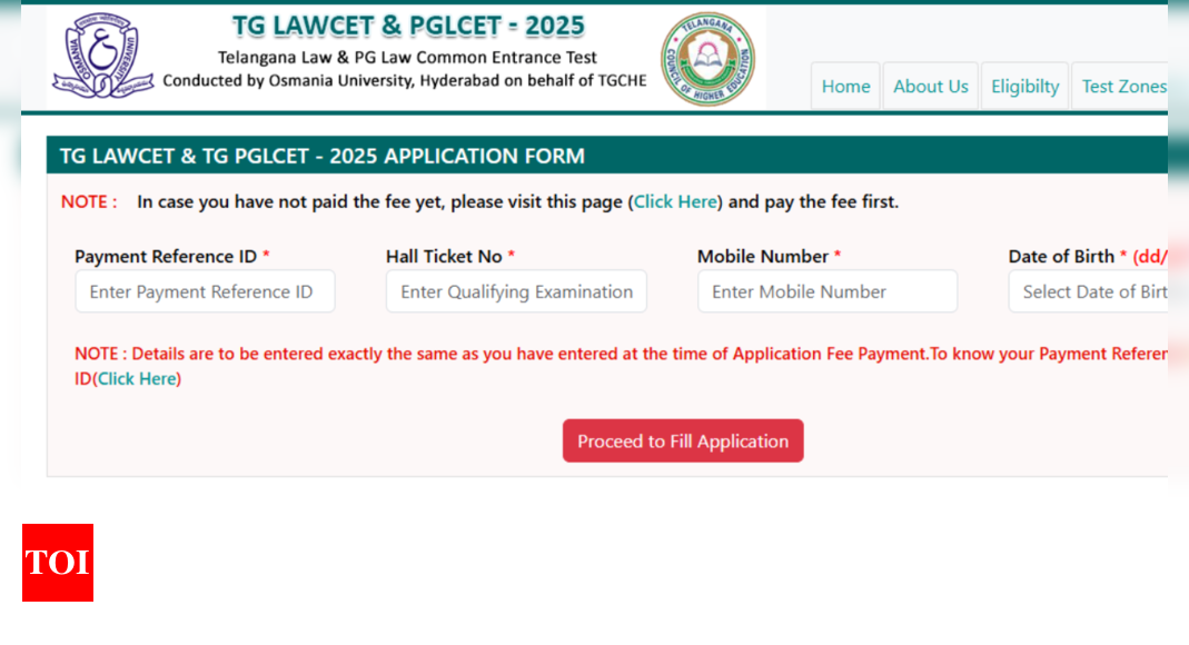 TS LAWCET 2025 & TS PGLCET 2025 registration begins at lawcet.tgche.ac.in: Check direct link and other details here - The Times of India