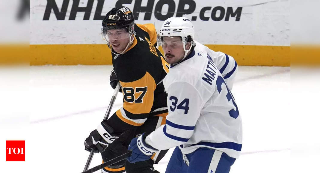 “He’s still one of the best players”: Auston Matthews is all praises for Sidney Crosby following Maple Leafs’ 6-5 victory over the Penguins | NHL News – The Times of India