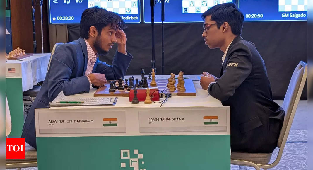 Prague Masters Chess: Praggnanandhaa and Aravindh Chithambaram maintain lead after draw in fifth round