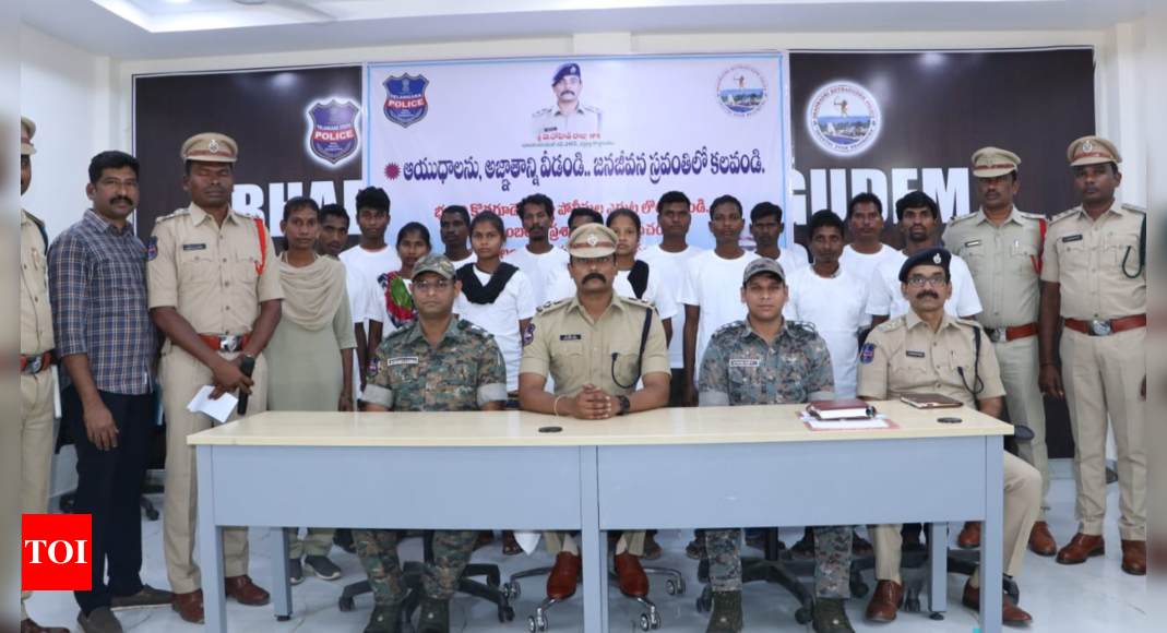 14 Maoists surrender as a result of Operation Cheyutha in Telangana