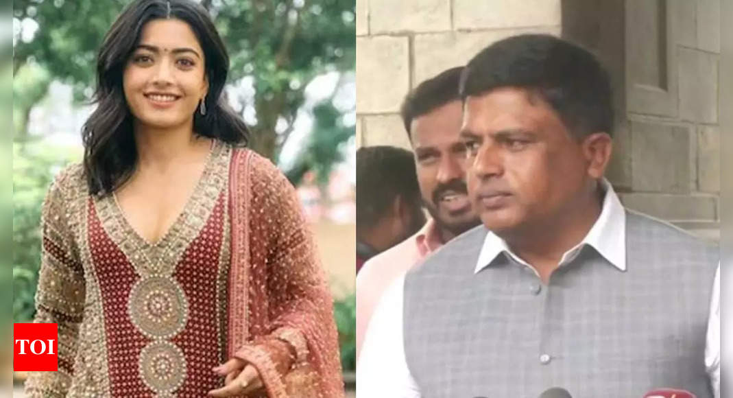 MLA criticises Rashmika Mandanna for skipping Bengaluru film festival; Says,'she should be taught a lesson'