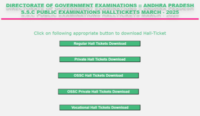 AP SSC admit card 2025 released for March public exams: Direct link to download – The Times of India
