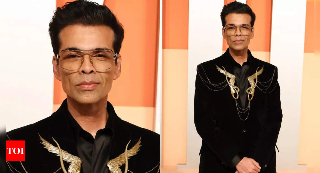 Karan Johar makes a sharp statement at the 2025 Vanity Fair Oscar party