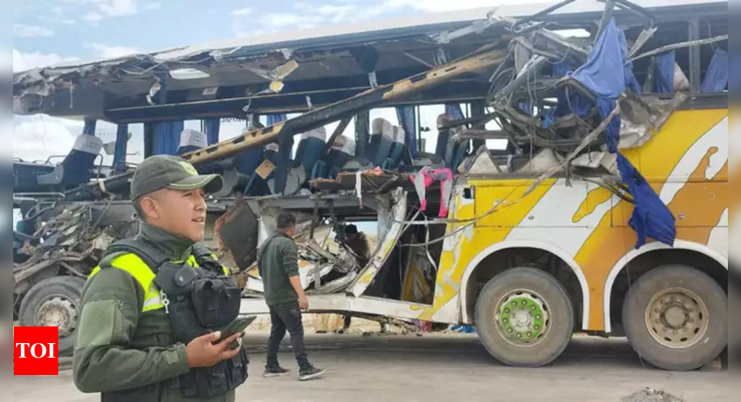 Another collision: 15 dead in Bolivia after pickup truck pushes bus off highway