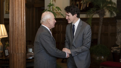 King Charles III hosts Trudeau for private talks amid Trump's Canada remarks