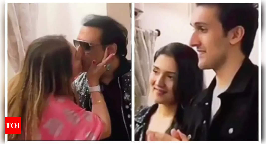 Sunita Ahuja kisses Govinda in viral video, leaves kids Tina and Yash visibly uncomfortable