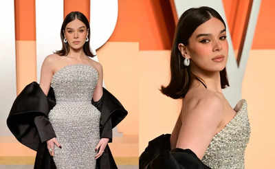 'Queen' of Buffalo Hailee Steinfeld radiates elegance at Vanity Fair Oscars party without Josh Allen by her side