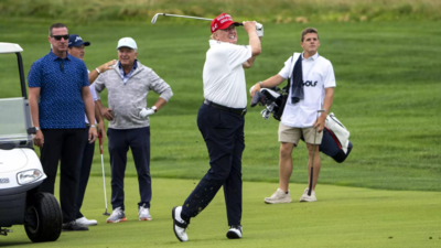 Watch: Viral video of Donald Trump 'limping' at golf course sparks concerns