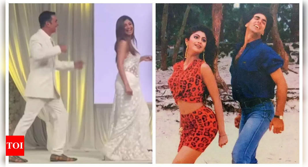 Akshay Kumar and Shilpa Shetty recreate 'Chura Ke Dil Mera' after 30 years; leave each other in splits - WATCH