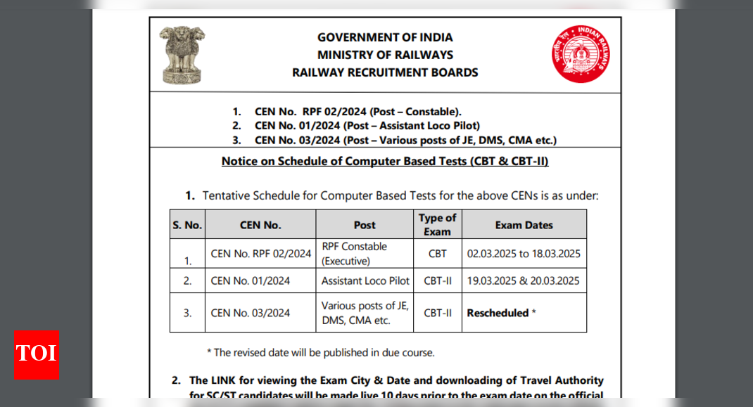 RRB ALP CBT 2 exam date declared: Check important details here