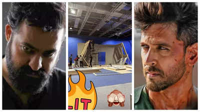 Hrithik Roshan and Jr NTR to film epic dance-off for 'War 2'; Huge sets constructed at studios - WATCH