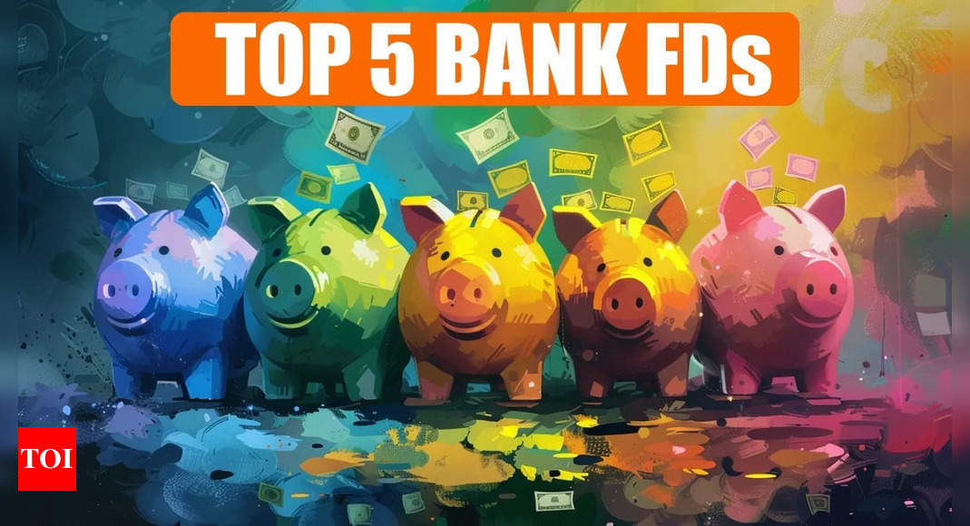 Top 5 Bank Fixed Deposits: Check best FDs for 1, 2, 3 and 5-year time period - here's how much Rs 10,000 will grow to