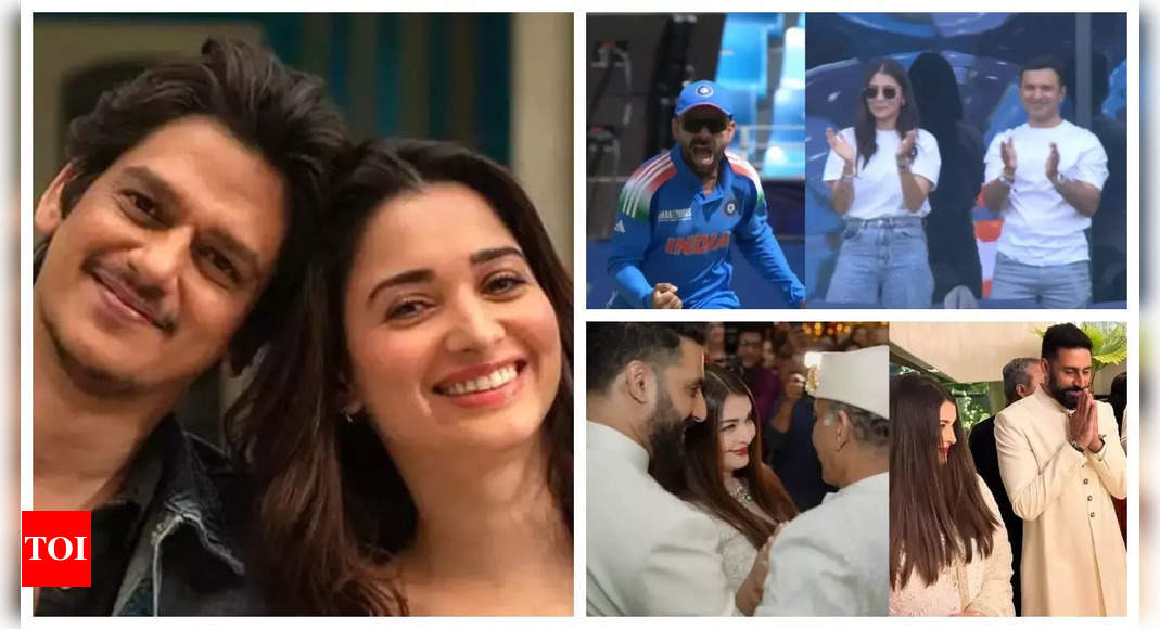 Virat Kohli-Anushka Sharma’s reaction goes viral from India VS Aus match, Tamannaah Bhatia-Vijay Varma allegedly part ways: Top 5 news | – The Times of India