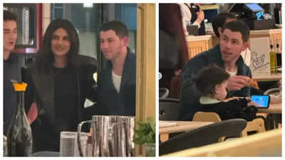 Priyanka Chopra and Nick Jonas enjoy quality time with their munchkin Malti on a dinner date - See photos