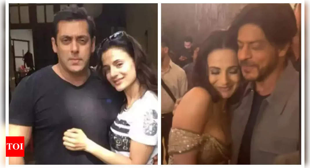 Ameesha Patel calls Salman Khan 'rock star' and Shah Rukh Khan her 'dream lover'; recalls working with Aamir Khan in Mangal Pandey