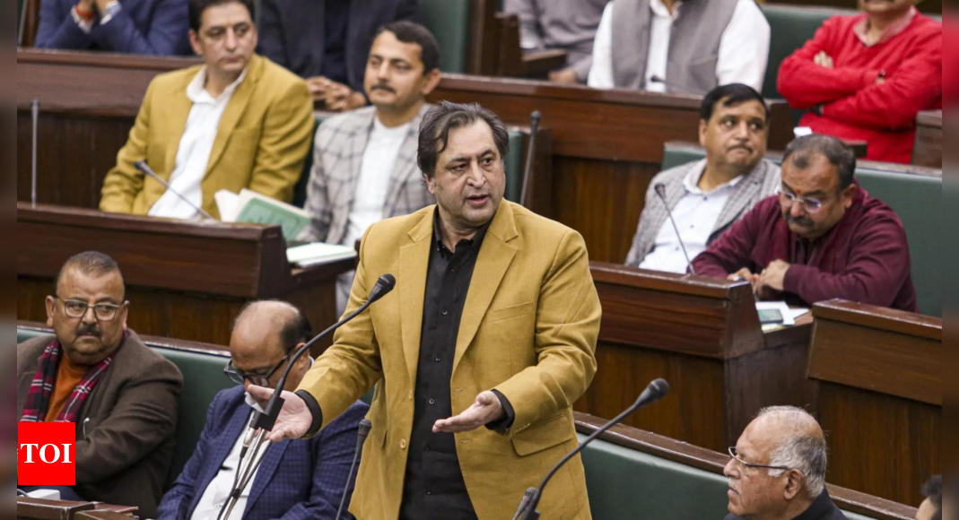 Sajad Lone walks out of assembly as Speaker rejects his motions