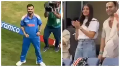 Virat Kohli’s love on the boundary! His adorable celebration for Anushka Sharma wins hearts in Champions Trophy 2025 - WATCH video