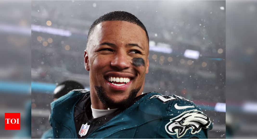 Saquon Barkley Becomes Highest-Paid Running Back in NFL History with Blockbuster Eagles Extension | NFL News – The Times of India