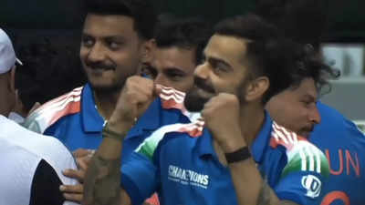 WATCH: Virat Kohli's unbridled joy after India's win in Champions Trophy semifinal