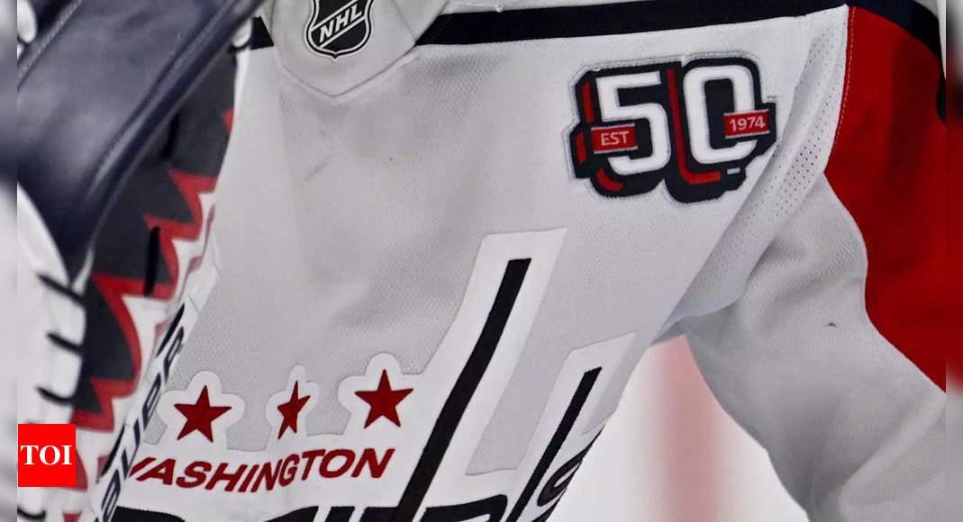 Washington Capitals released their new cherry blossom jerseys, featuring the team's 50th anniversary 