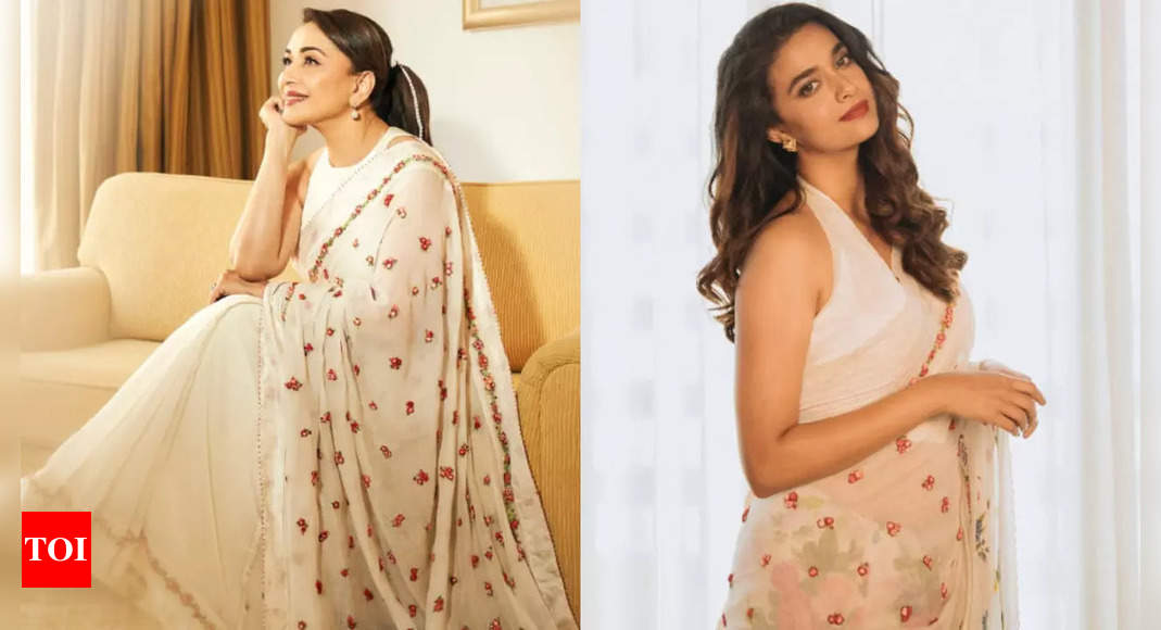 Madhuri Dixit vs Keerthy Suresh: Who wore the Pero saree better?