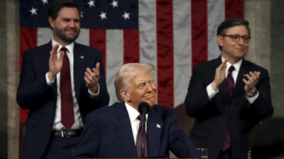 Transcript of President Donald Trump's speech to a joint session of Congress