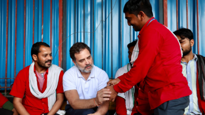 'They risked their lives': Rahul Gandhi interacts with NDLS porters, shares video