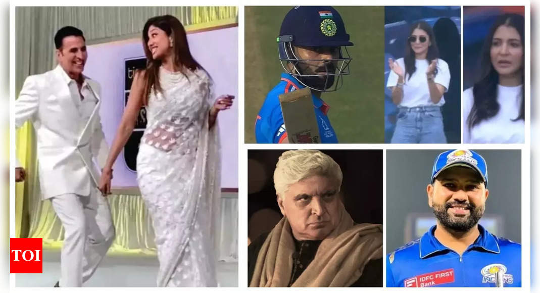 Netizens regret trolling Anushka Sharma as Virat Kohli gets player of the match, Shilpa Shetty gives warning before dancing with Akshay Kumar: Top 5 news | – The Times of India