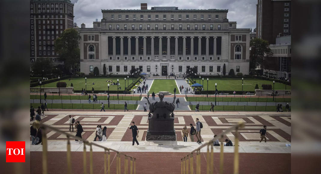 Trump escalates federal funding crackdown on Columbia University over antisemitism allegations - The Times of India