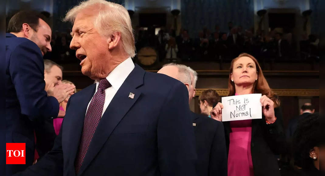 Ecology instructor to Congresswoman; all about Melanie Stansbury who held ‘This is Not Normal’ sign during Donald Trump's speech