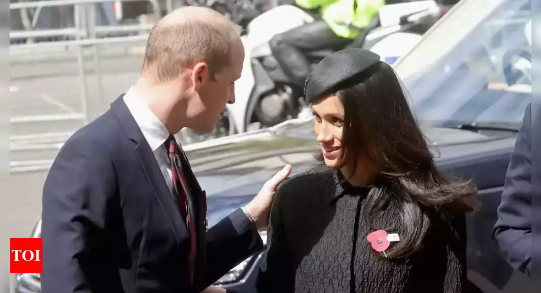 'She was stealing Harry away!’ Meghan’s hugging habit reportedly left William ‘uncomfortable’