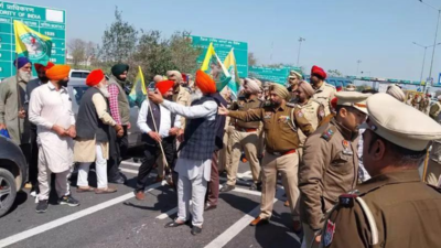 Punjab police thwart farmers' march to Chandigarh