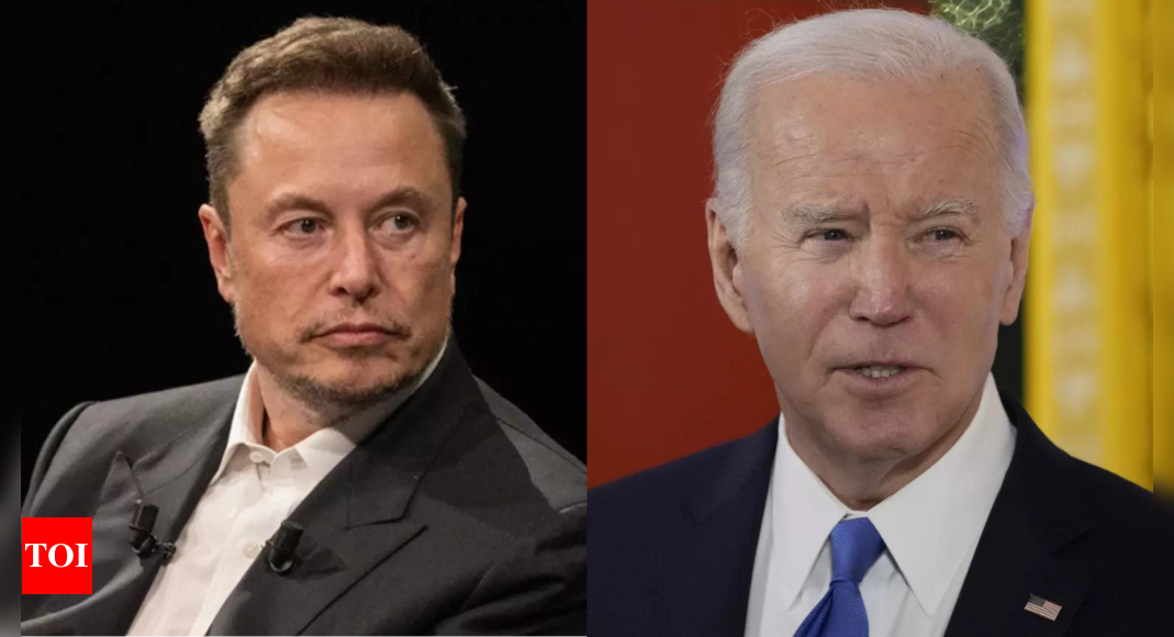 Elon Musk accuses Biden of blocking SpaceX mission to bring Sunita Williams home - The Times of India