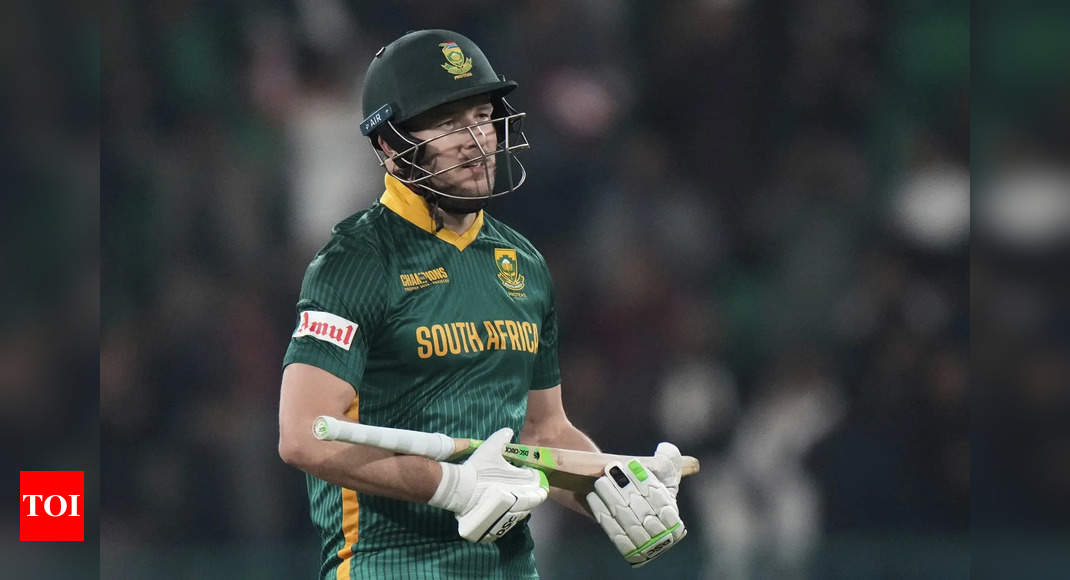 ‘Not ideal’: South Africa’s David Miller on travel to and fro Dubai during Champions Trophy | Cricket News – The Times of India