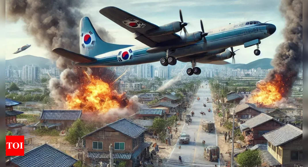 South Korea military aircraft accidently drops eight bombs on own citizens