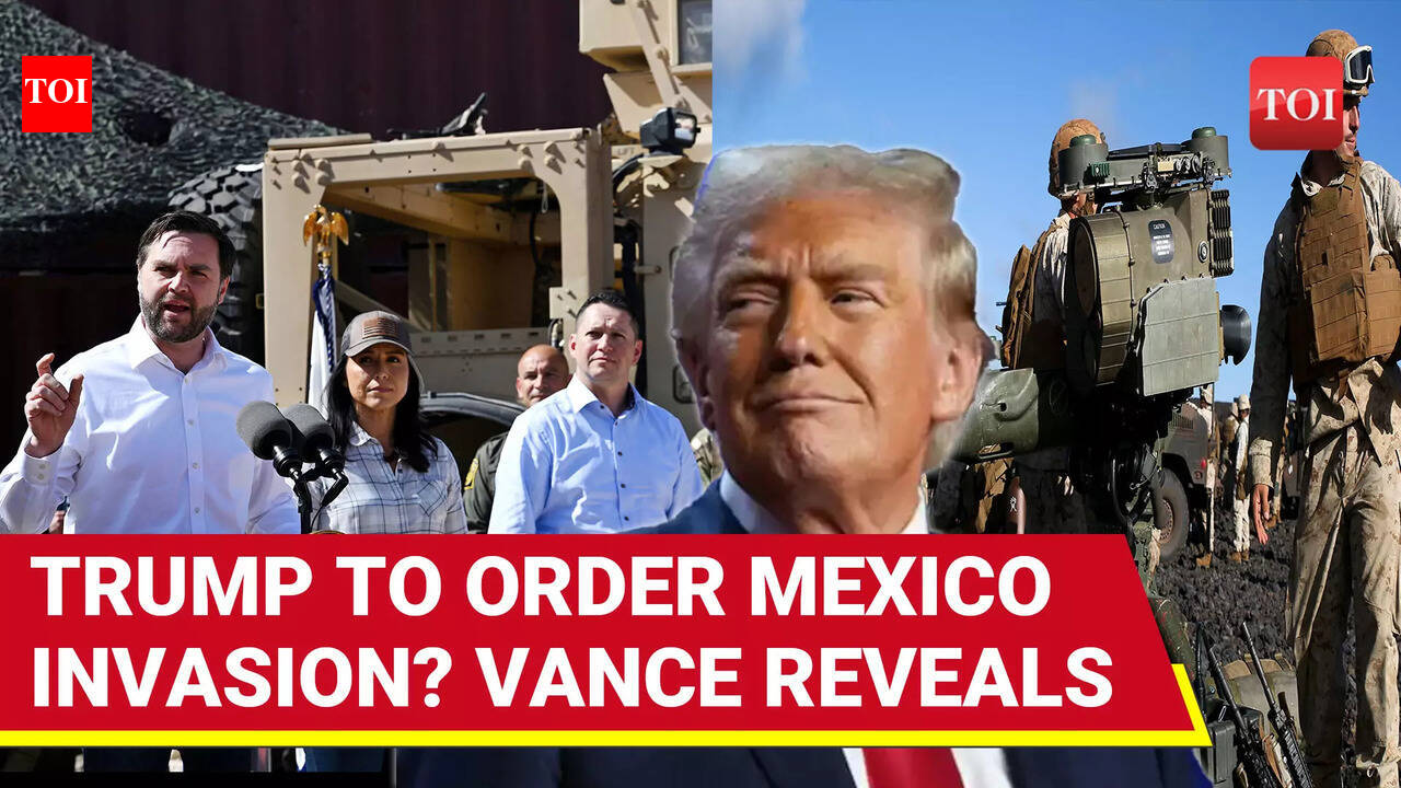 U.S. To Invade Mexico? JD Vance Says This During Border Visit | Watch