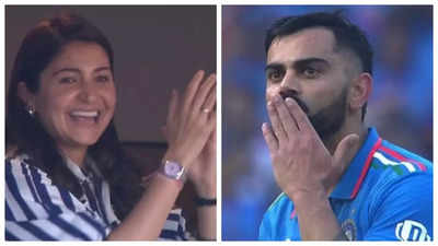 5 times Virat Kohli bowled over fans with his gestures of love for Anushka Sharma