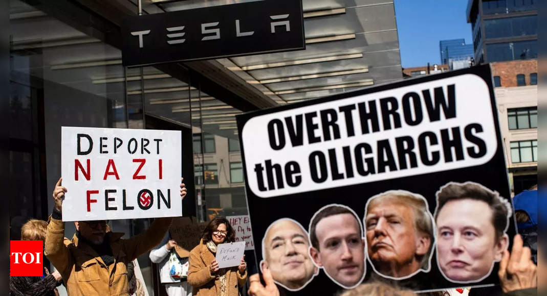 “Elon Musk has got to go”: Activists launch 'Tesla Takedown' protests against Elon Musk and Donald Trump’s job cuts